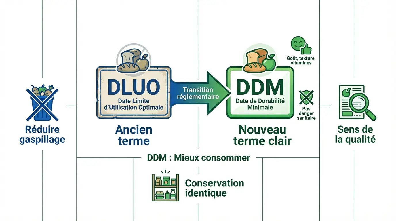 Passage de la DLUO à la DDM