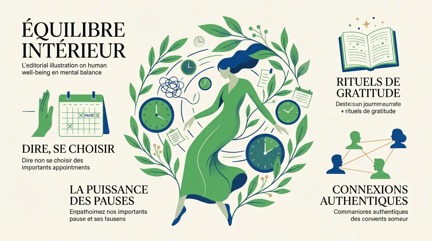 Equilibre int&eacute;rieur et s&eacute;r&eacute;nit&eacute; gr&acirc;ce &agrave; la slow life
