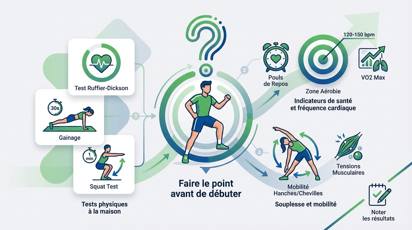 &Eacute;valuation de la condition physique avant la reprise du sport