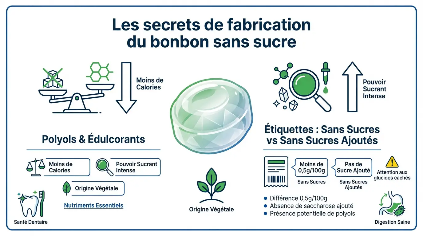 gros plan sur des bonbons sans sucre colorés