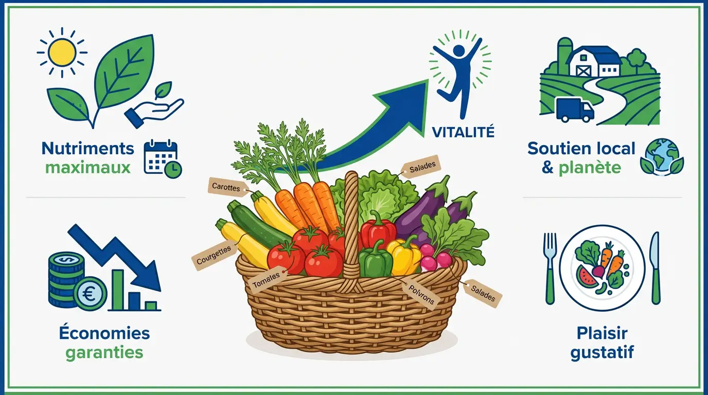 Légumes de saison frais