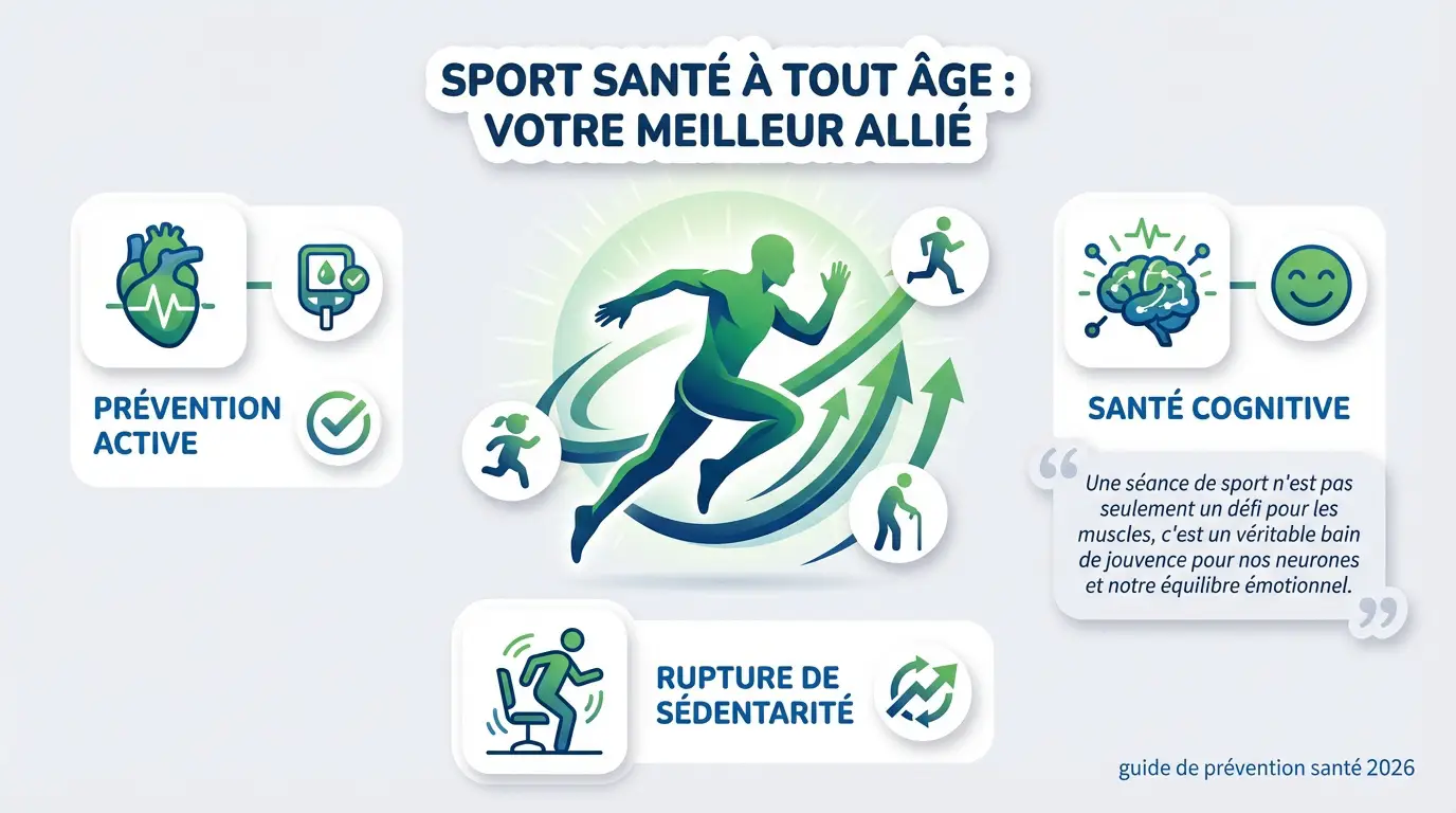 Personnes de différents âges pratiquant une activité physique pour leur santé