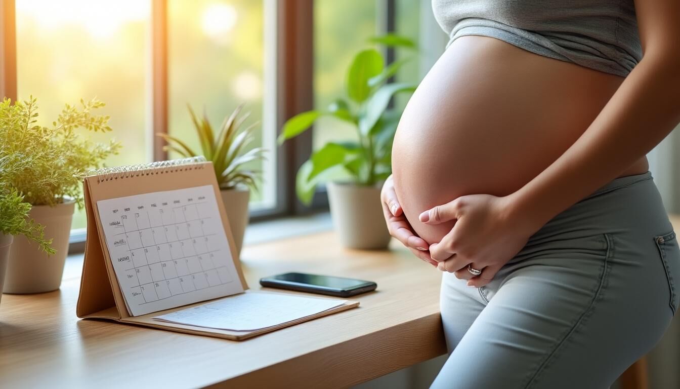 Calcul grossesse : suivi des semaines et date d’accouchement Calculez facilement la durée de votre grossesse, suivez les semaines clés et estimez votre date d'accouchement pour mieux préparer ce moment unique.