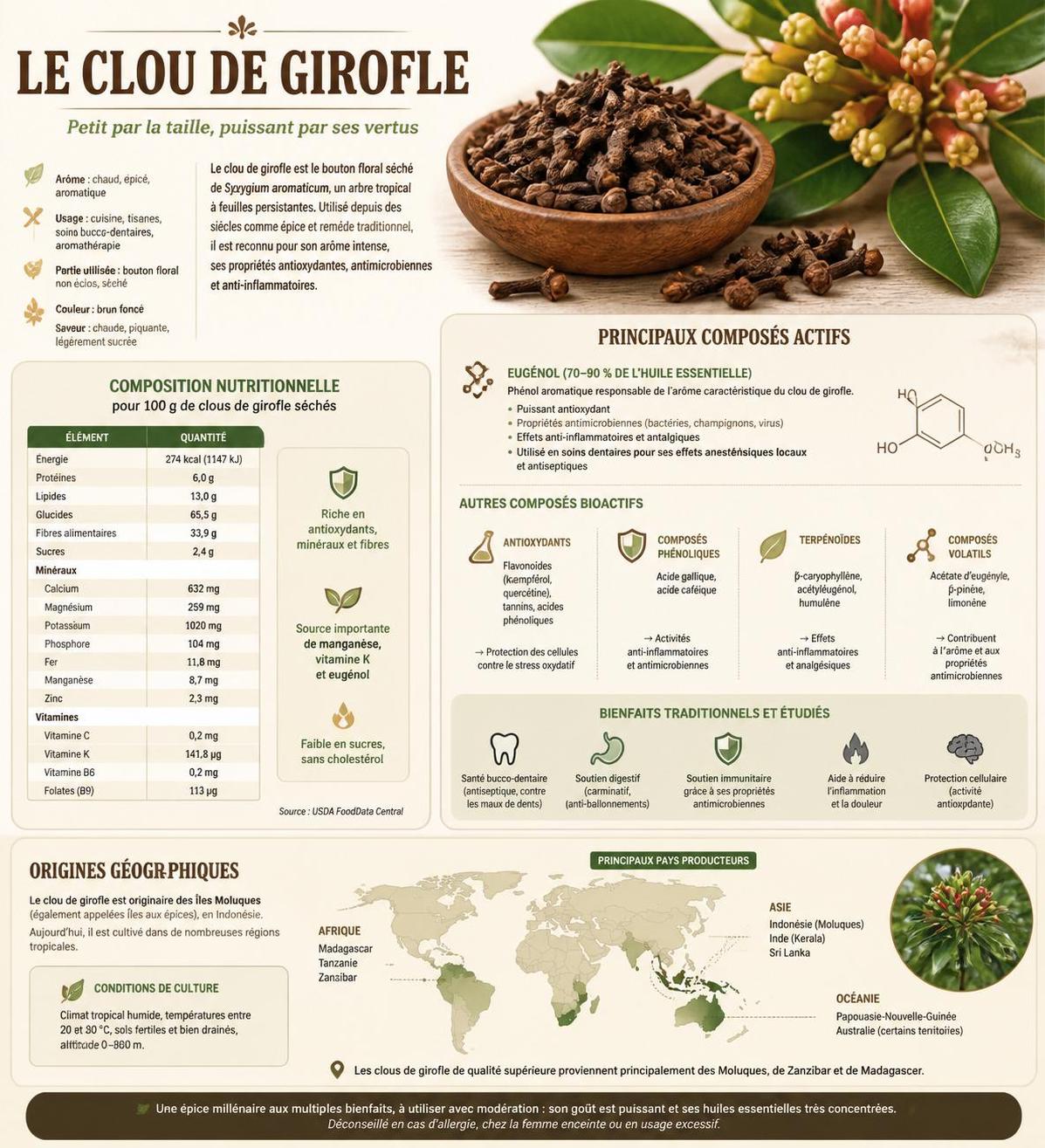 découvrez les bienfaits santé, les propriétés médicinales et les différents usages du clou de girofle pour optimiser votre bien-être au naturel.