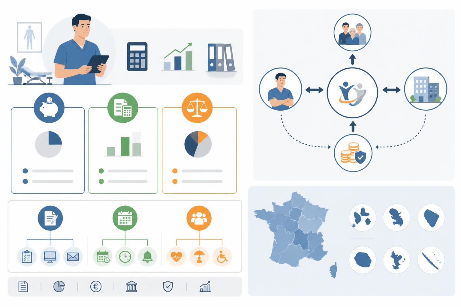 découvrez un guide complet sur la comptabilité pour kinés libéraux, incluant les régimes fiscaux, les obligations légales à respecter et le rôle essentiel de la carpimko.