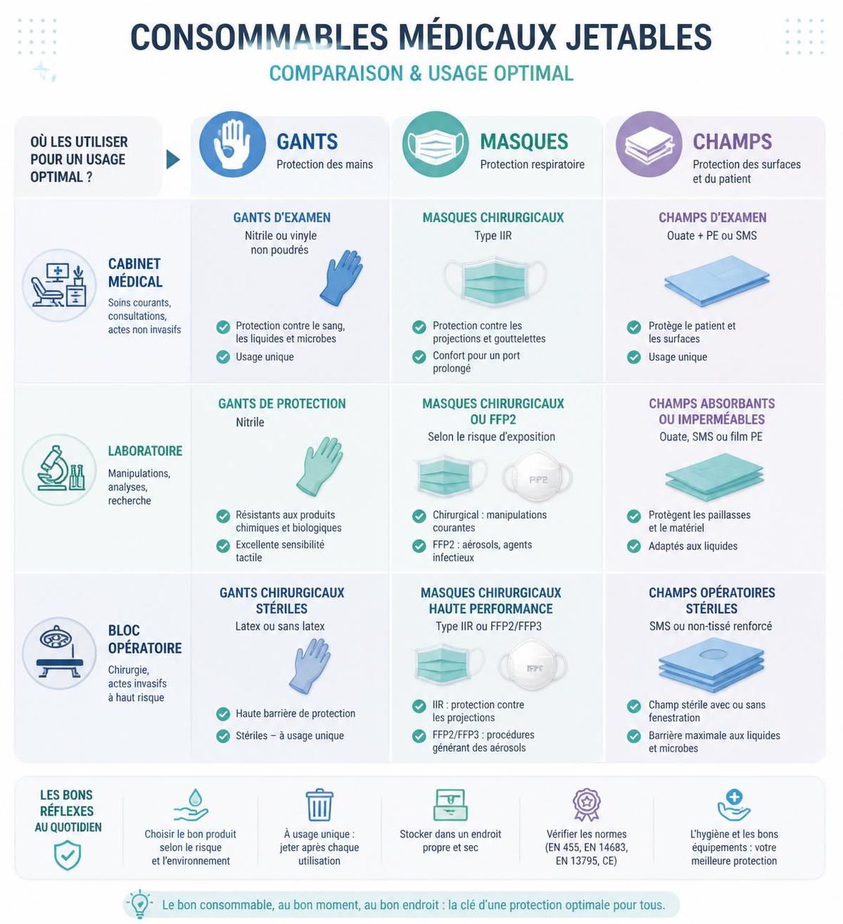 découvrez notre guide essentiel pour bien choisir les consommables médicaux jetables en milieu professionnel de santé, afin d’assurer sécurité, efficacité et conformité.