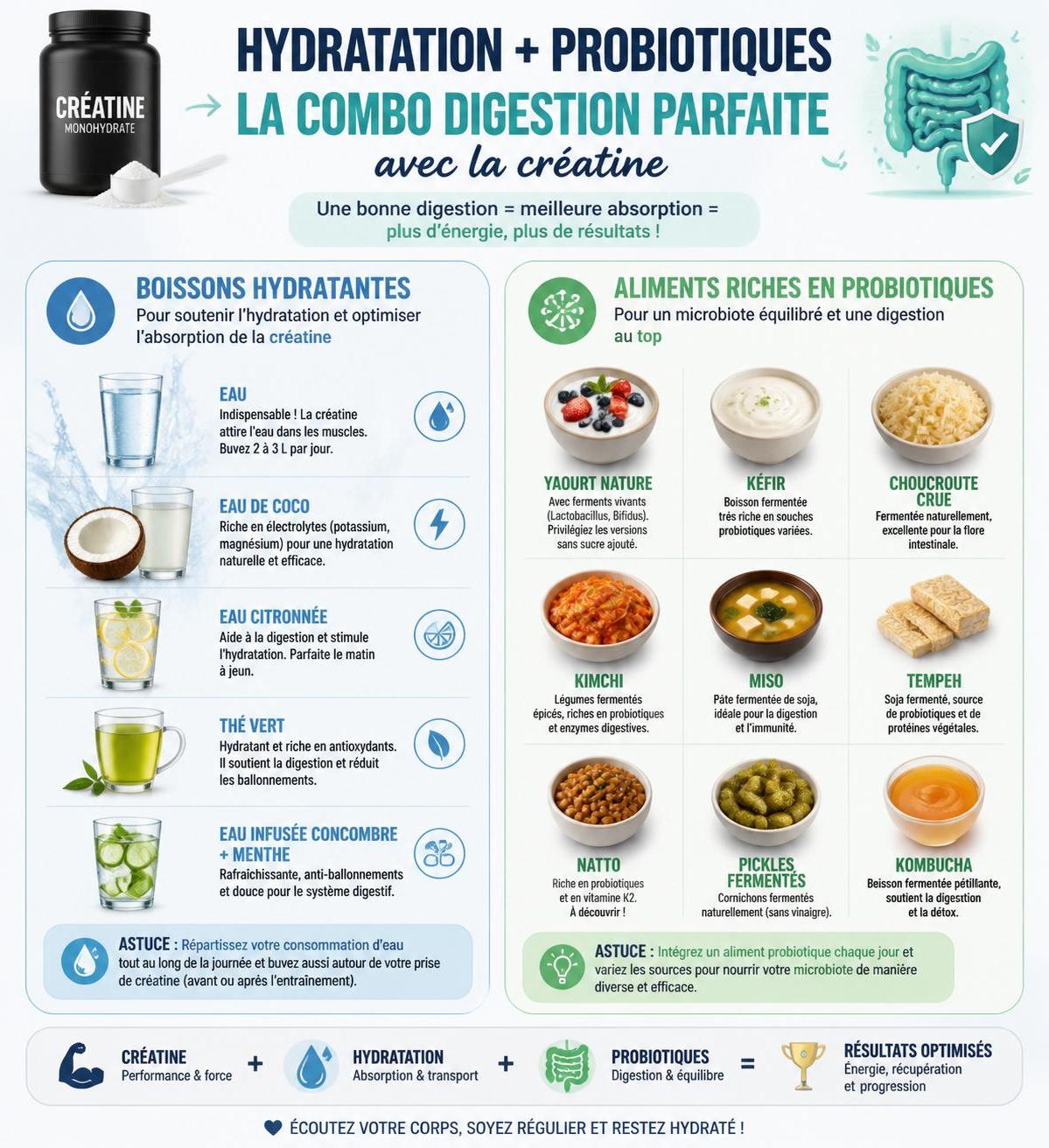 découvrez comment la créatine peut affecter votre digestion et obtenez des conseils pratiques pour prévenir et soulager la diarrhée liée à sa consommation.
