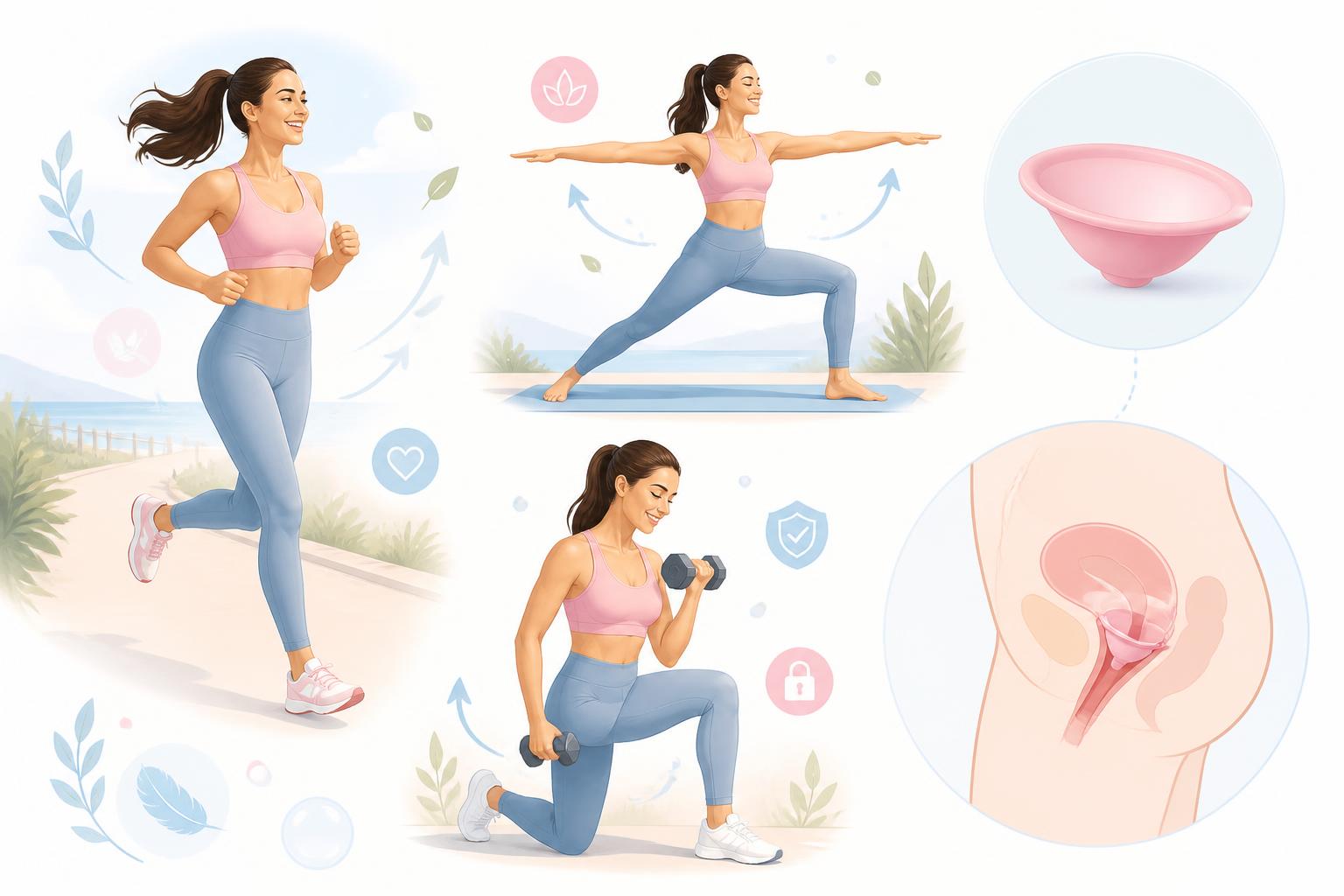 Disque menstruel et activitĂ© sportive : entraĂźnez-vous confortablement sans aucune gĂȘne dĂ©couvrez comment le disque menstruel vous permet de pratiquer votre activitĂ© sportive confortablement et sans aucune gĂȘne, pour des entraĂźnements en toute libertĂ© durant vos rĂšgles.