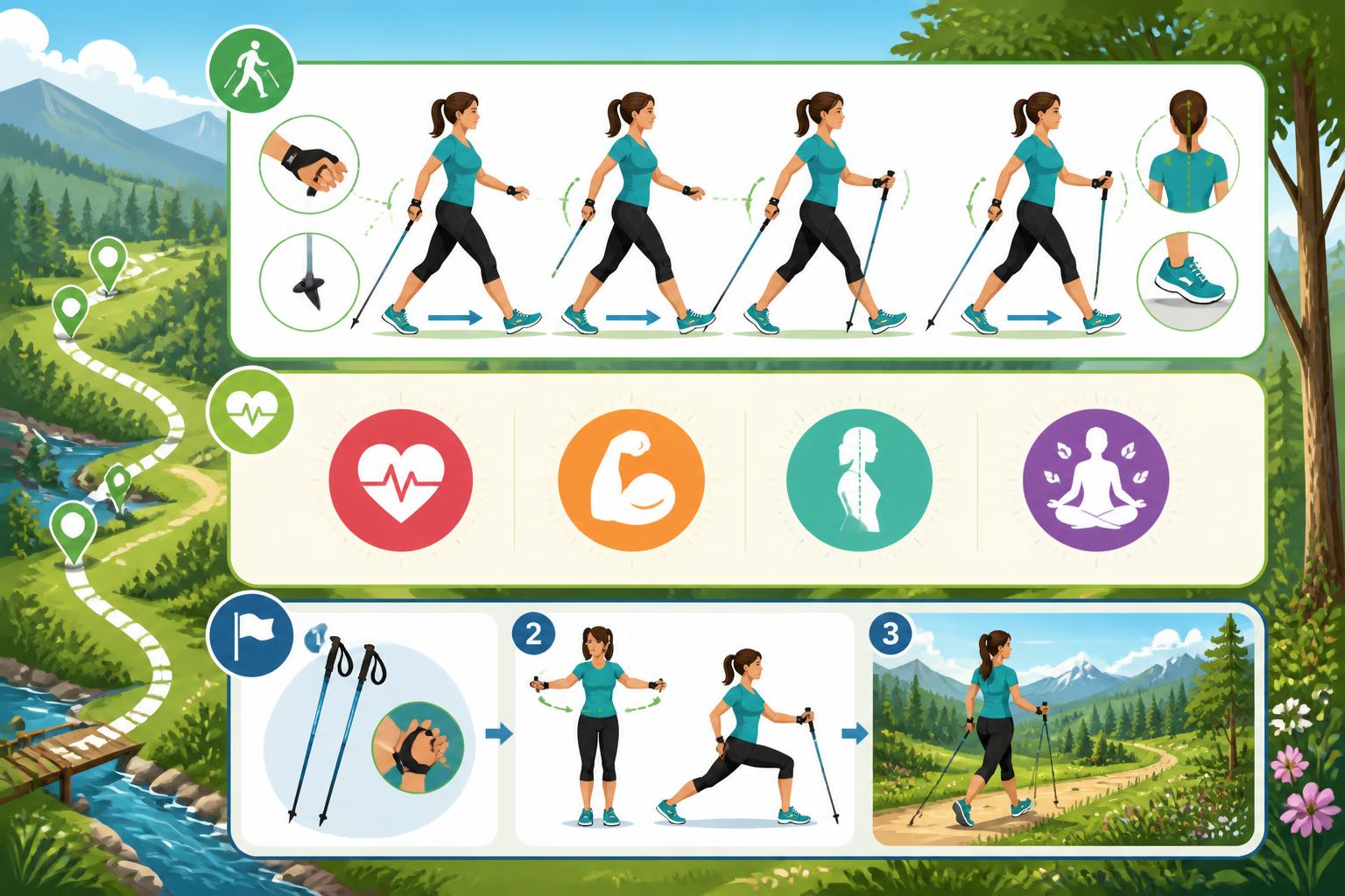 découvrez la marche nordique : apprenez la technique, explorez ses bienfaits pour la santé et suivez nos conseils pour bien débuter cette activité accessible à tous.