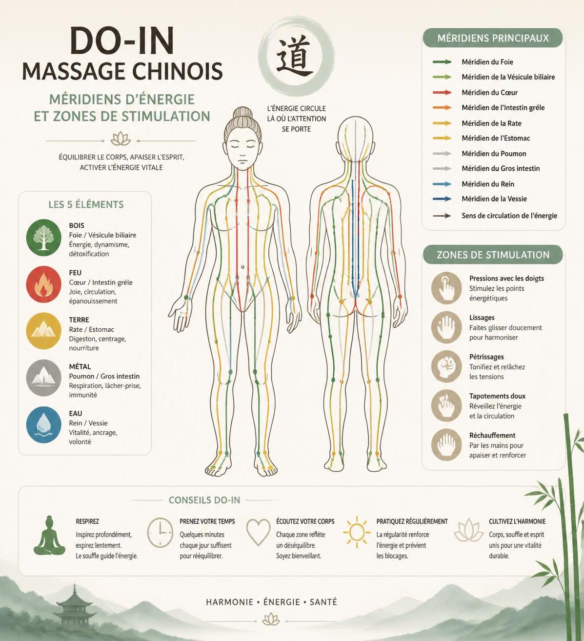 découvrez les techniques de massage chinois do-in, les points clés à stimuler pour soulager les tensions et les bienfaits pour votre bien-être au naturel.