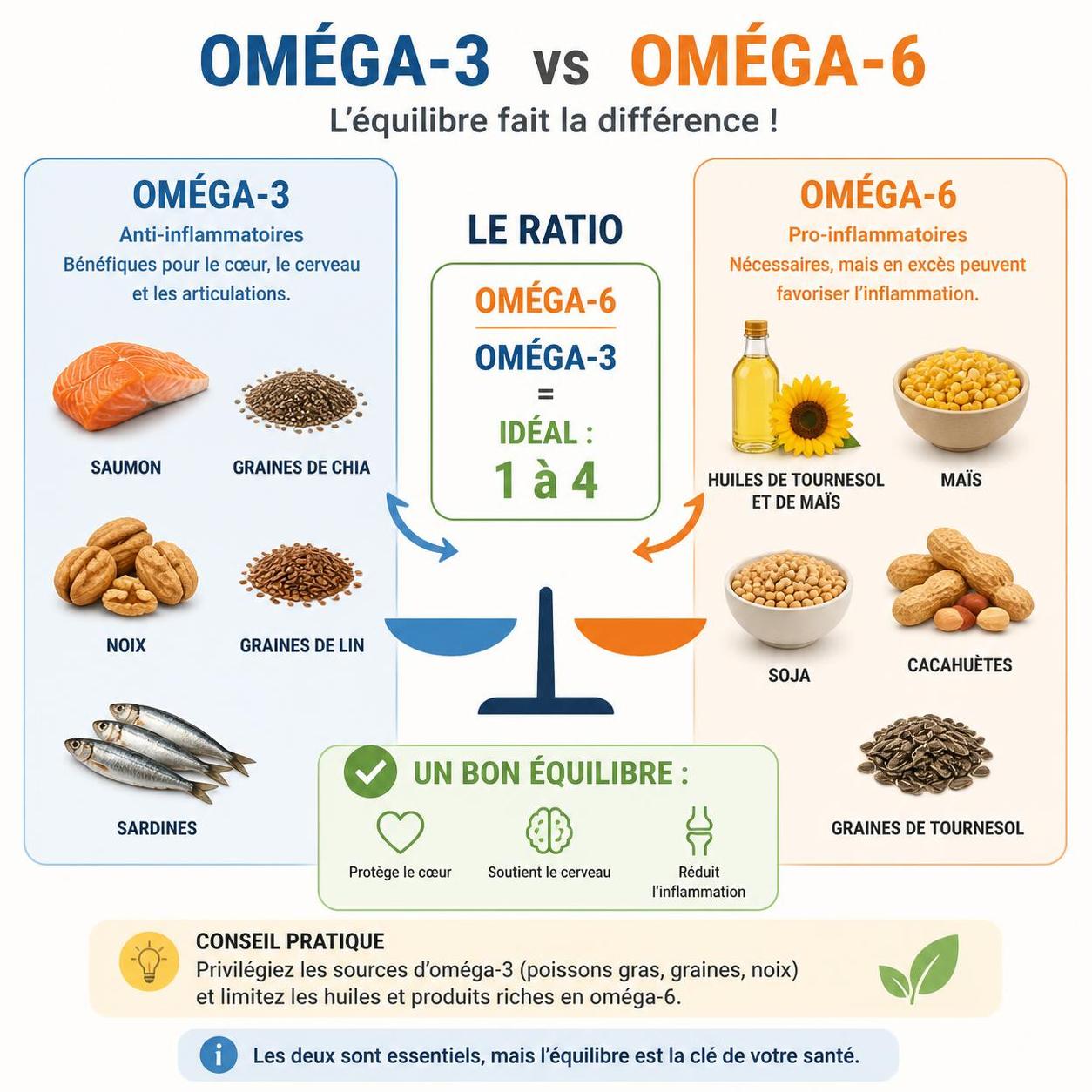 découvrez comment les oméga-3 peuvent améliorer votre santé et optimiser vos performances grâce à leurs bienfaits essentiels.
