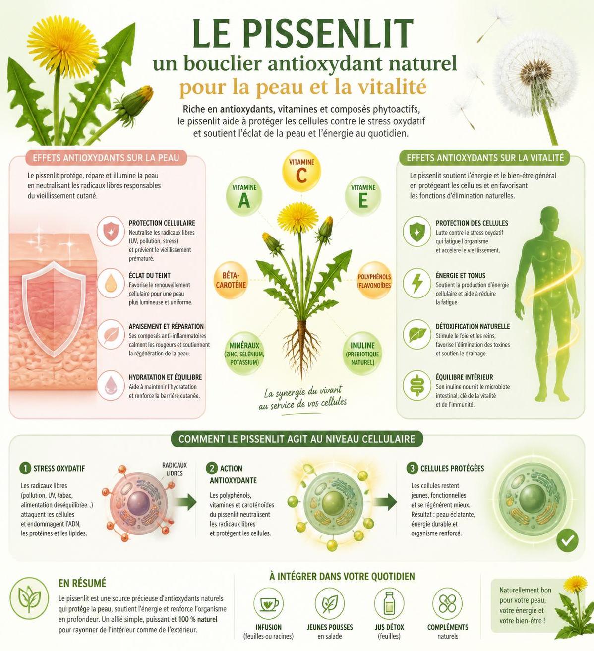 découvrez les bienfaits détox du pissenlit, ses propriétés médicinales et ses nombreux usages pour votre santé et votre bien-être au naturel.