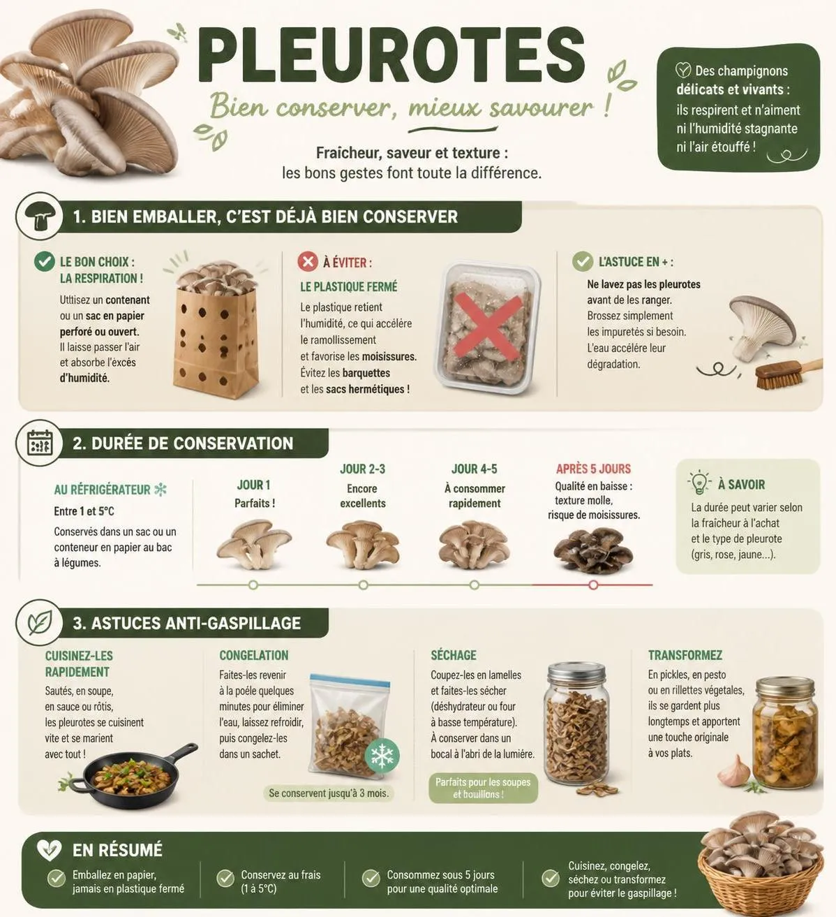 découvrez les bienfaits nutritionnels du pleurote et apprenez comment cuisiner ce champignon savoureux pour enrichir vos recettes.