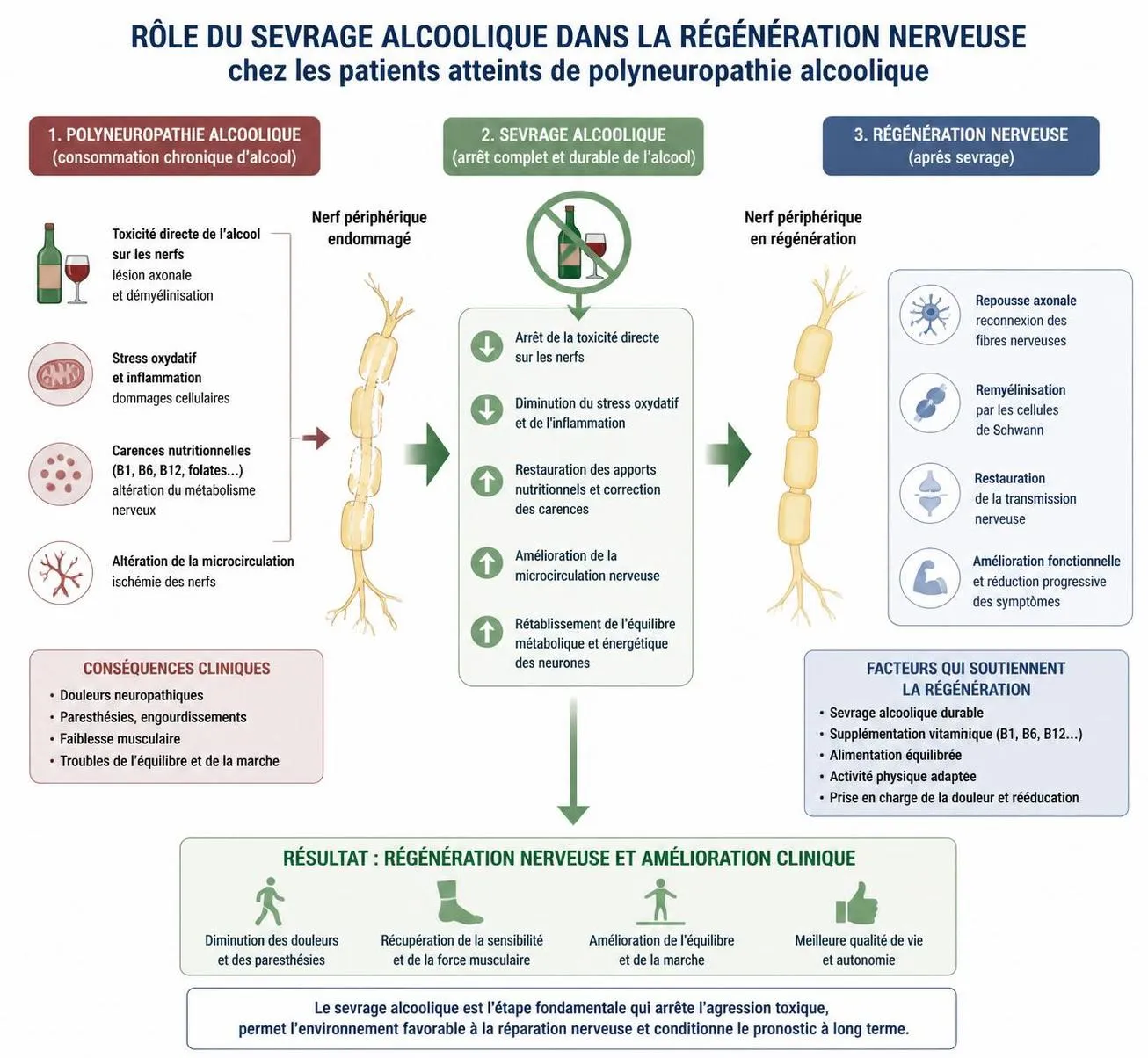 découvrez en 2026 tout sur la polyneuropathie alcoolique : ses origines, comment reconnaître ses symptômes précocement et les traitements innovants qui améliorent la prise en charge.