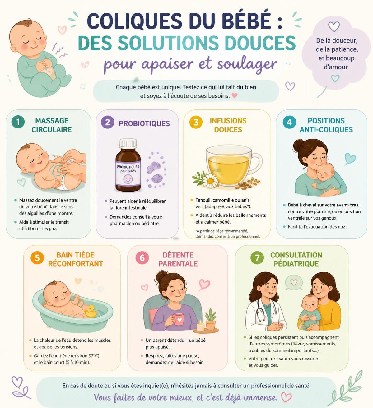 découvrez des solutions douces et naturelles pour apaiser les coliques de bébé, favorisant son confort et son bien-être au quotidien.