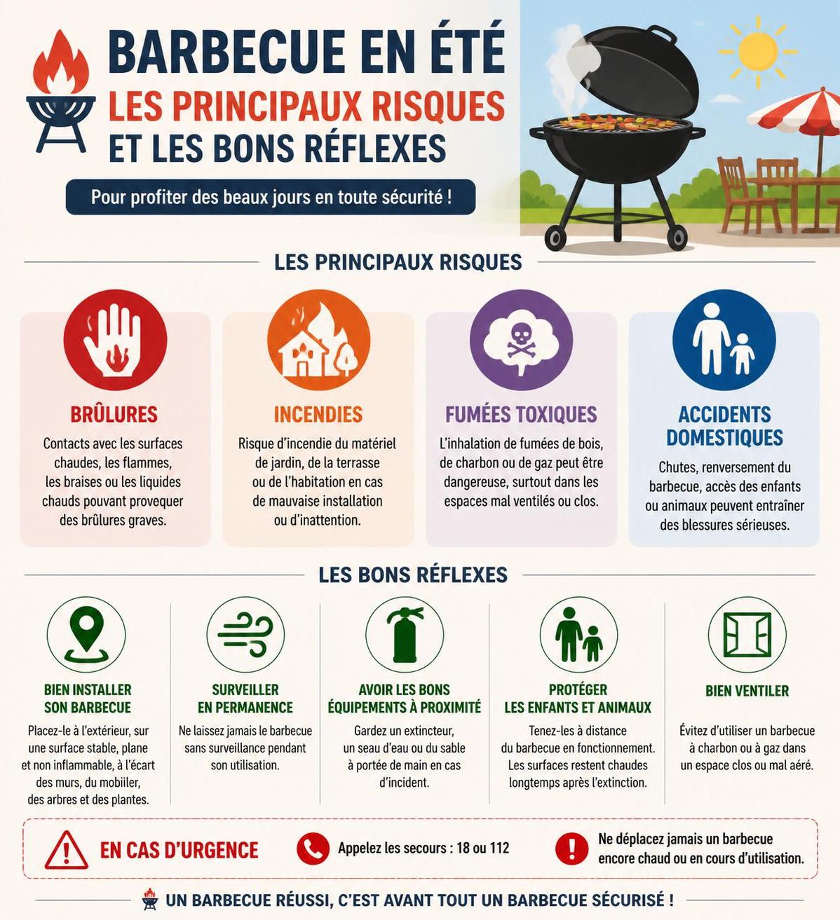découvrez les règles indispensables pour garantir la sécurité de votre barbecue en été et profiter d'une expérience conviviale sans risques.