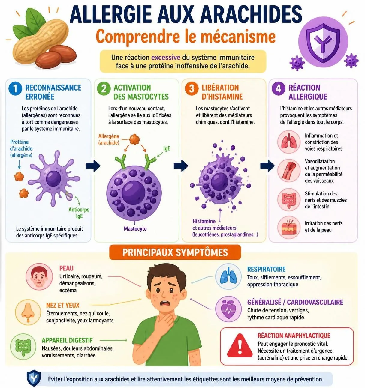 découvrez les symptômes, les réactions et les méthodes de prévention de l'allergie aux arachides en 2026 pour protéger votre santé et celle de vos proches.