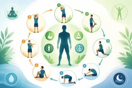 découvrez une routine d'étirements quotidienne pour améliorer votre flexibilité et favoriser la récupération musculaire efficacement.