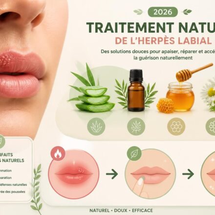 Herpès labial : traitement naturel et accélérer la guérison en 2026 découvrez les traitements naturels efficaces pour l'herpès labial et apprenez comment accélérer la guérison en 2026 grâce à des solutions simples et éprouvées.