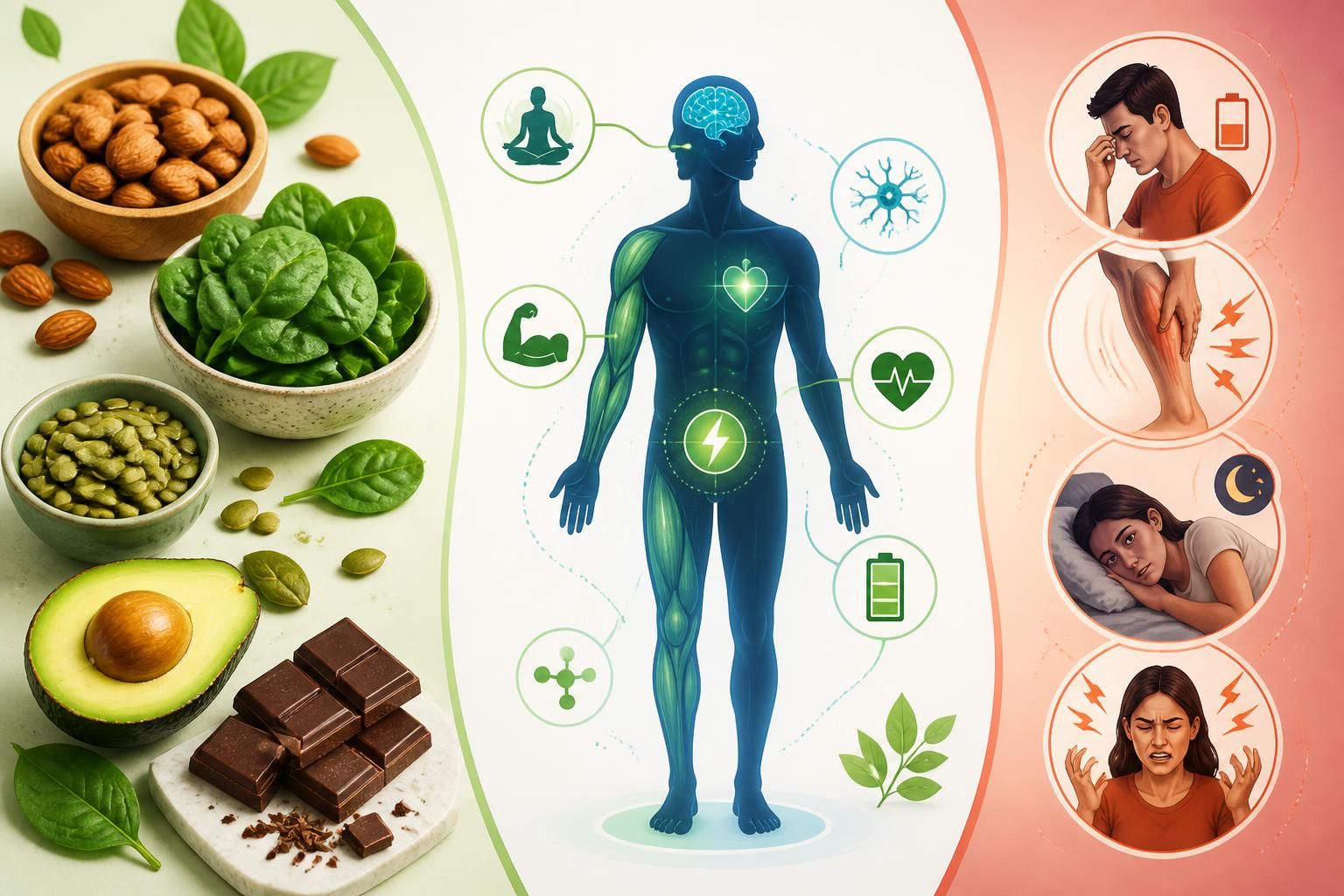 découvrez les aliments riches en magnésium, ses bienfaits essentiels pour la santé et comment reconnaître les signes d'une carence.