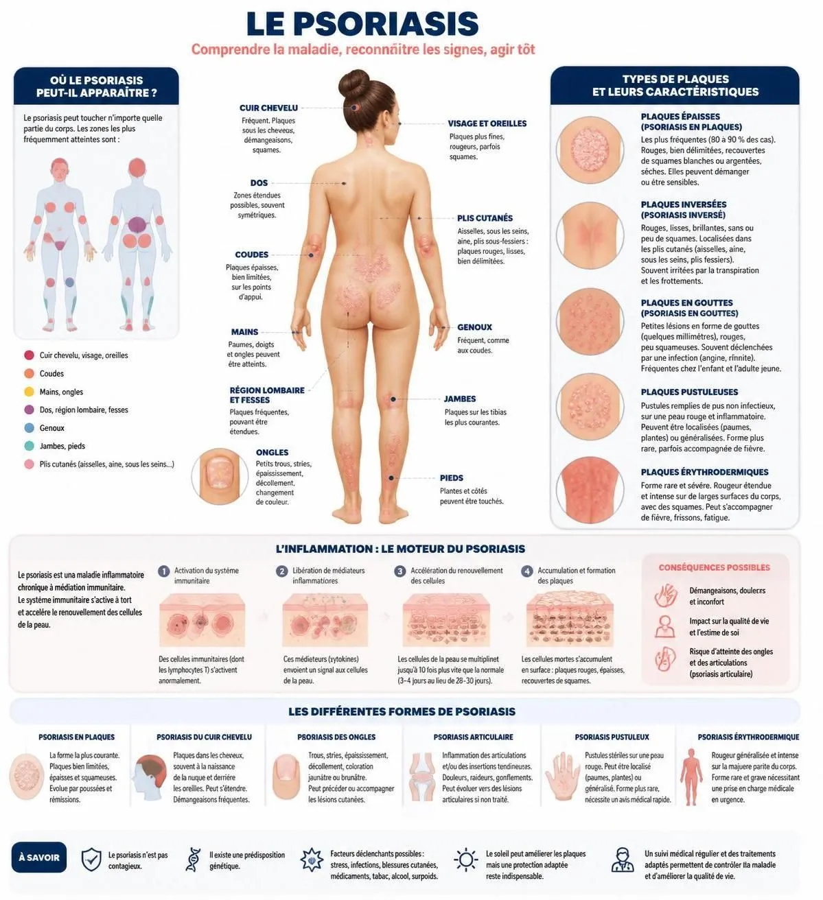 découvrez les traitements innovants du psoriasis en 2026 et nos conseils pratiques pour apaiser les poussées et améliorer votre qualité de vie.