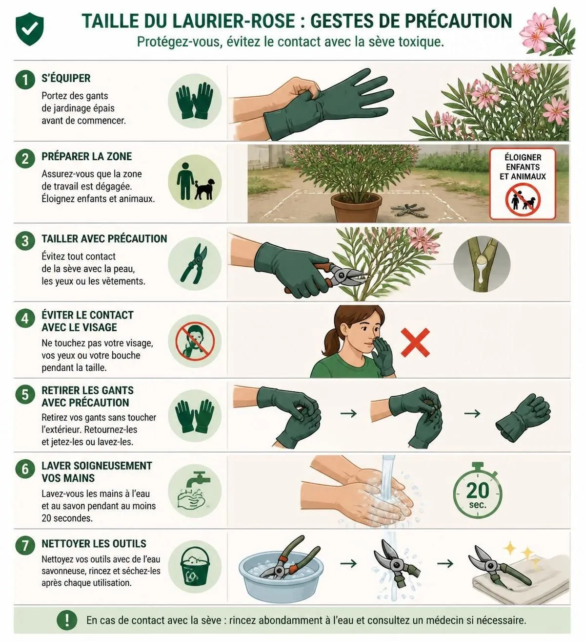 découvrez les dangers du laurier-rose, une plante magnifique mais toxique. apprenez à reconnaître les symptômes d'intoxication et les gestes à adopter en cas d'urgence.
