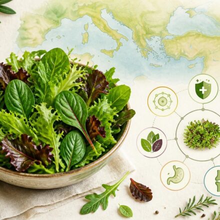 Le mesclun : bien plus qu’une simple salade — bienfaits et comment le prĂ©parer dĂ©couvrez les bienfaits du mesclun, un mĂ©lange de jeunes pousses savoureux et nutritifs, et apprenez comment le prĂ©parer facilement pour des repas sains et Ă©quilibrĂ©s.