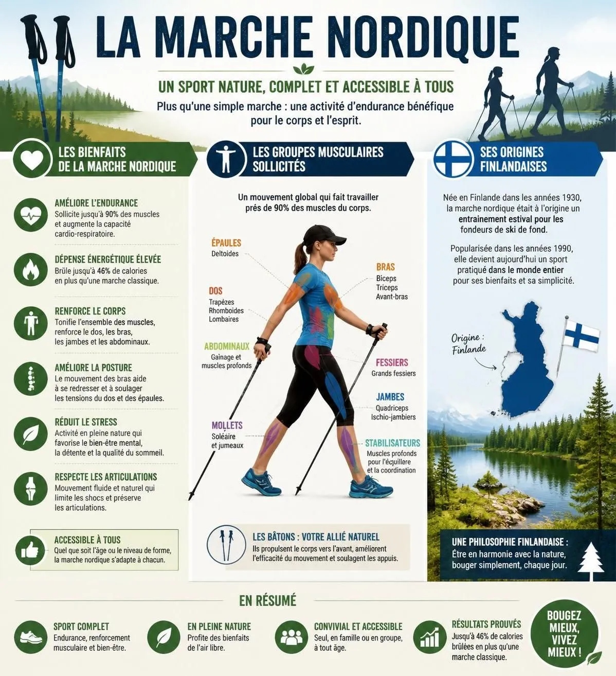 découvrez comment débuter la marche nordique : conseils pour choisir le matériel adapté, programme d'entraînement et astuces pour bien commencer cette activité sportive accessible à tous.