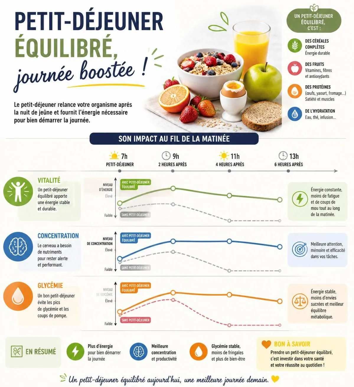 découvrez des idées variées et équilibrées pour un petit-déjeuner sain afin de bien commencer la journée tout en évitant la routine.