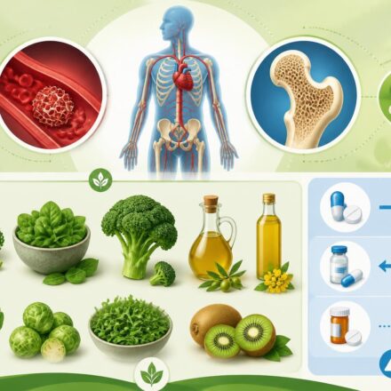 Vitamine K : rôle essentiel, aliments riches et interactions médicamenteuses à connaître découvrez le rôle essentiel de la vitamine k, les aliments riches en cette vitamine et les interactions médicamenteuses importantes à connaître pour une santé optimale.