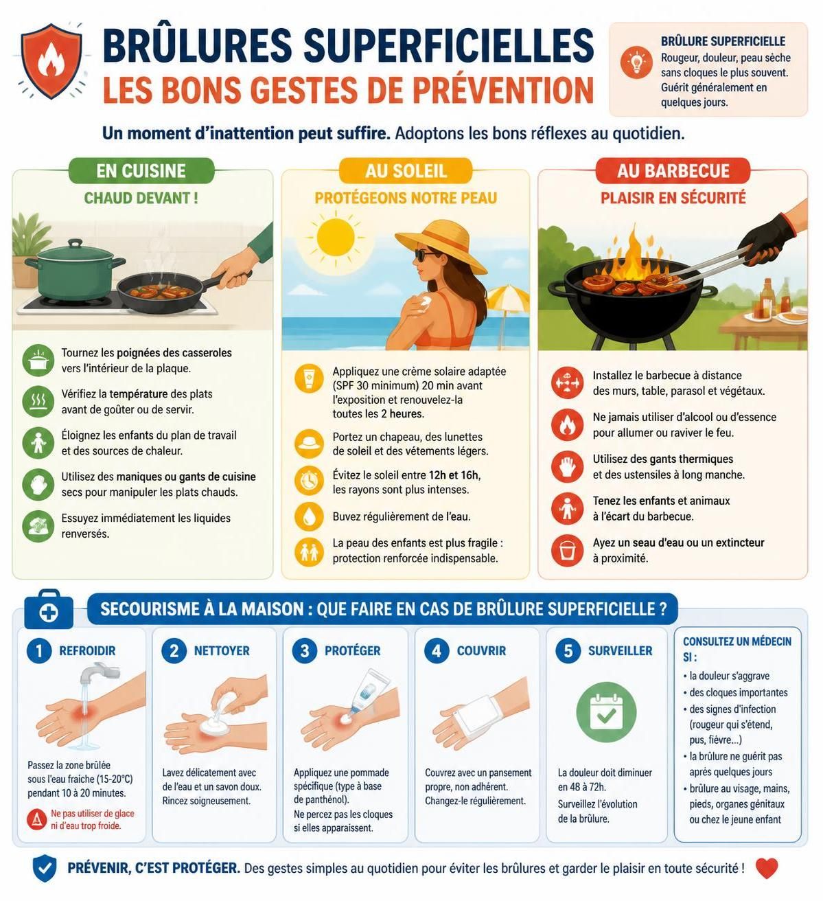 découvrez les gestes essentiels à adopter dans les premières minutes après une brûlure superficielle, ainsi que les erreurs à éviter pour bien réagir et soulager la douleur efficacement.