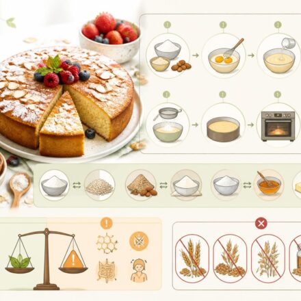 Gâteau sans gluten : recette légère et ce qu’il faut savoir avant de supprimer le gluten découvrez une recette légère de gâteau sans gluten et toutes les informations essentielles avant de supprimer le gluten de votre alimentation.